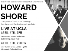 Howard Shore at UCLA Bruin Film Society